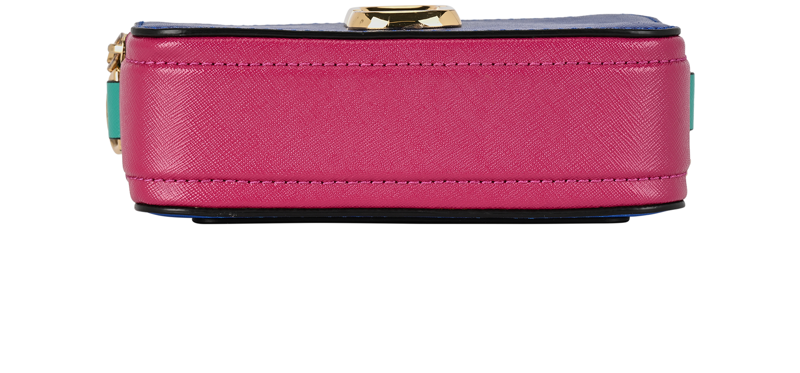 Snapshot, &pound;160, Handbags, Black/Blue/Pink, Leather, Top view